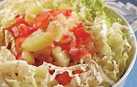 Salada de Acelga com Chuchu e Tomate (vegana)