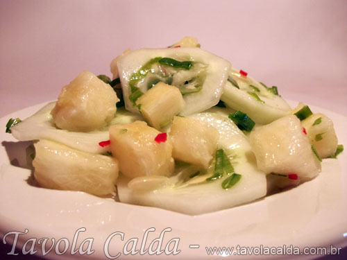 Salada de pepino com Abacaxi