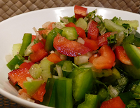 Salada Marroquina de Pimentão (vegana)