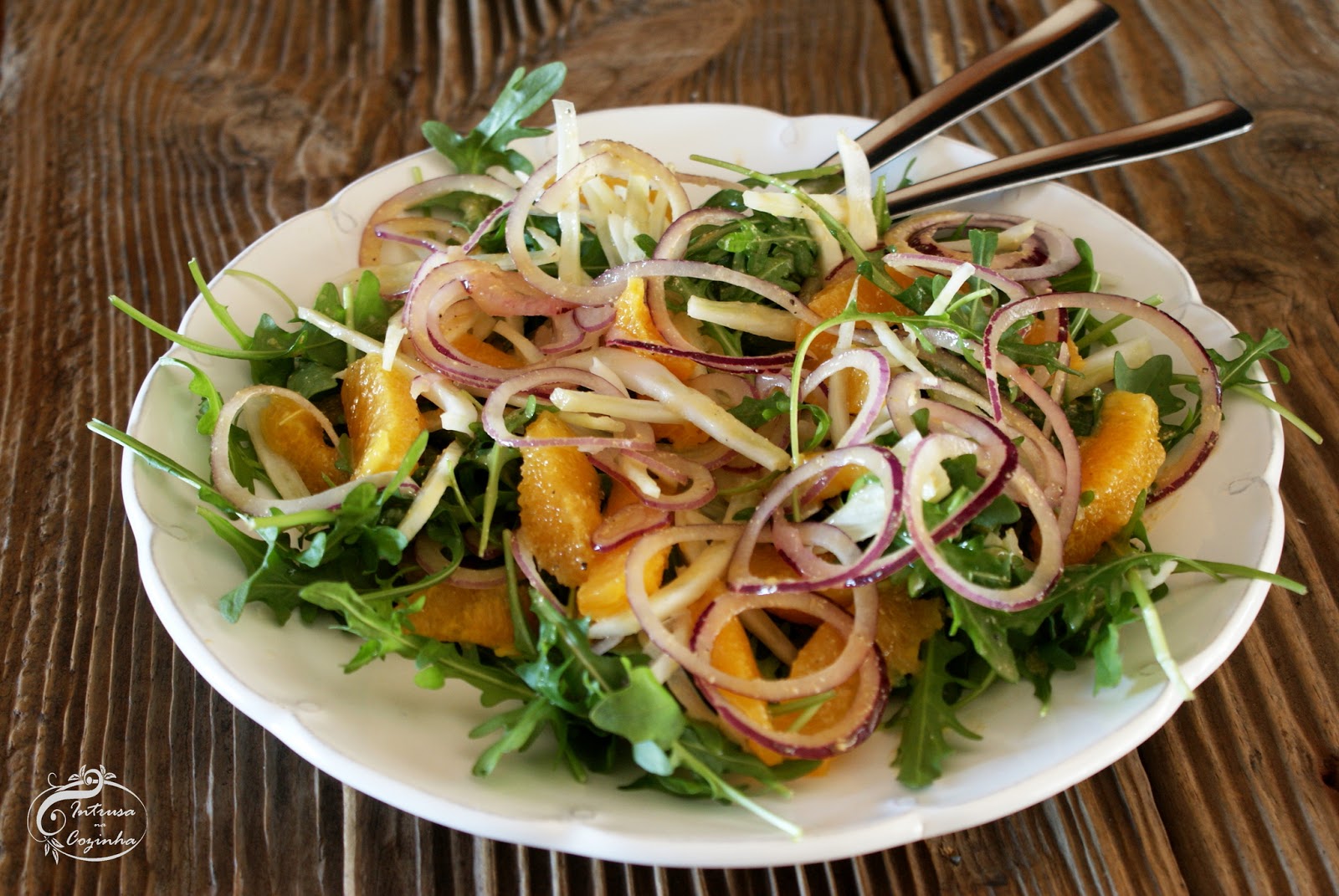 Salada de Laranja, Funcho & Rúcula {Orange, Fennel & Rocket Salad}