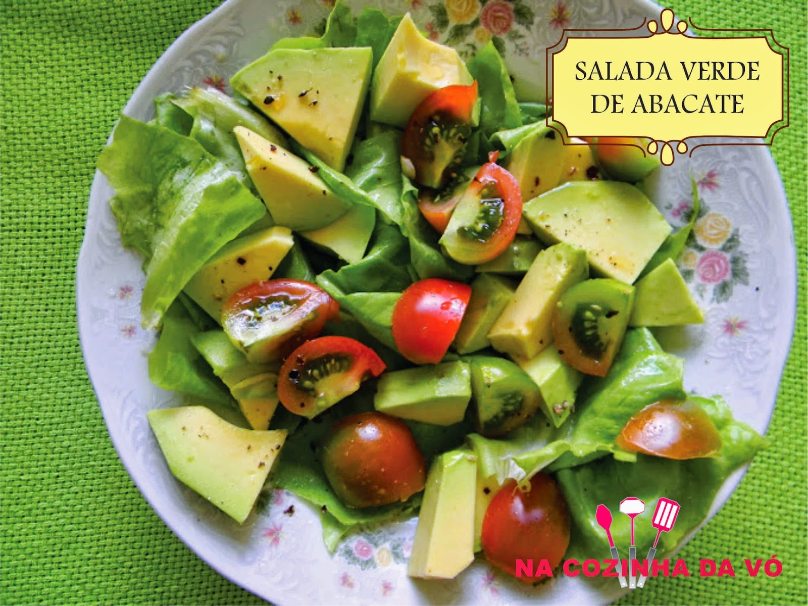 Salada # 10 - Verde de Abacate - Vegana