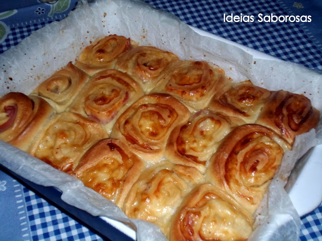 Roscas de Queijo e Fiambre