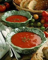 Sopa de Tomate e Pimentão (vegana)