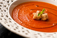 Sopa de Tomates Assados (vegana)