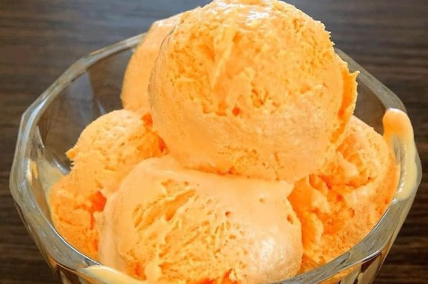 Sorvete de laranja caseiro com 4 ingredientes, sem conservantes, melhor que o da sorveteria