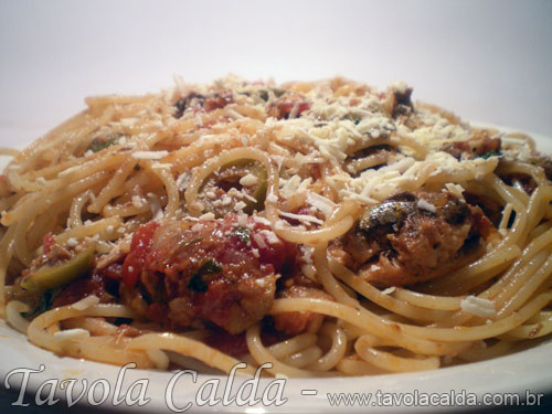 Spaghetti com Sardinha